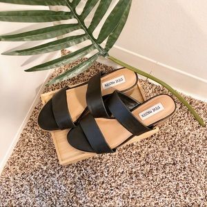 Steve Madden 2” Sandals Black
